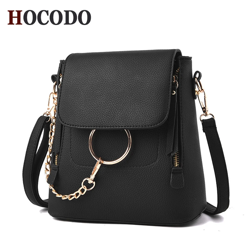 HOCODO PU Leather Women Back pack Ladies' Small Backpack Fashion School Bags For Teenager Girls Crossbody Shoulder Bag
HOCODO PU Leather Women Back pack Ladies' Small Backpack Fashion School Bags For Teenager Girls Crossbody Shoulder Bag