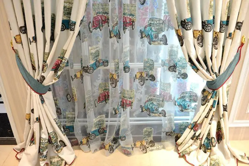 Занавески для игрушечной машины классические шторы Детские садовые занавески