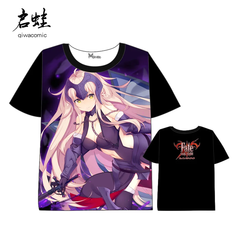 Fate zero/ Fate/stay night Saber T-shirt Men Women Short Sleeve Summer dress Anime t shirt
Fate zero/ Fate/stay night Saber T-shirt Men Women Short Sleeve Summer dress Anime t shirt