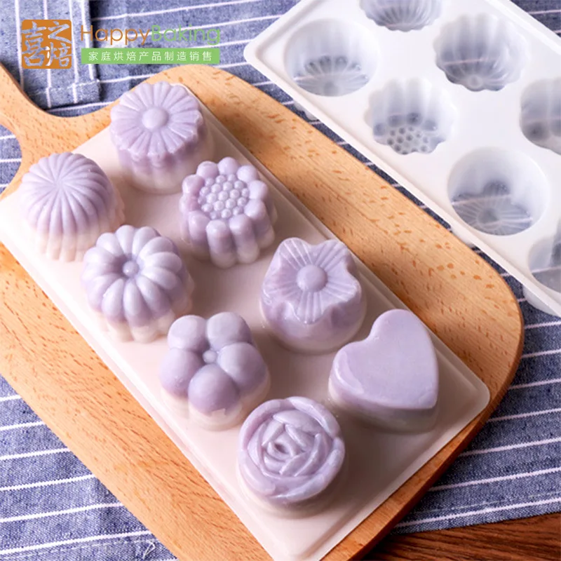Baking tool pp pudding jelly Chocolate Ice Cream ice skin moon cake mold silicone mold kitchen tool
Baking tool pp pudding jelly Chocolate Ice Cream ice skin moon cake mold silicone mold kitchen tool