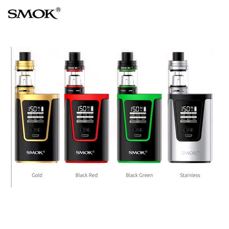 Original SMOK G150 Starter Kit with 150W Box Mod Built-in 4200mAh Battery 2ml TFV8 Baby Tank EU Edition Good Price 
Original SMOK G150 Starter Kit with 150W Box Mod Built-in 4200mAh Battery 2ml TFV8 Baby Tank EU Edition Good Price