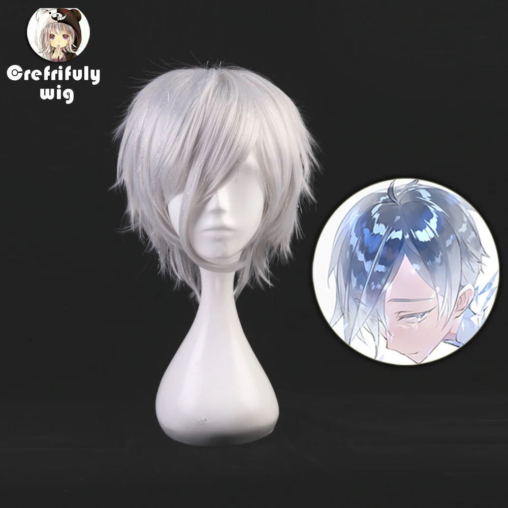 High Quality Hoseki no Kuni Cosplay Wig Antarcticite Silver Grey Short Hair Synthetic Halloween Costume Party Wigs
High Quality Hoseki no Kuni Cosplay Wig Antarcticite Silver Grey Short Hair Synthetic Halloween Costume Party Wigs