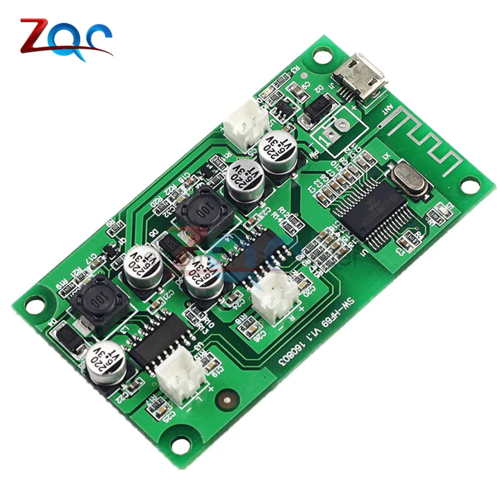 6W+6W 2 Channel Dual Channel Stereo Bluetooth Amplifier Board Lithium Battery Powered AMP DC 5V DIY With Charge Management
6W+6W 2 Channel Dual Channel Stereo Bluetooth Amplifier Board Lithium Battery Powered AMP DC 5V DIY With Charge Management