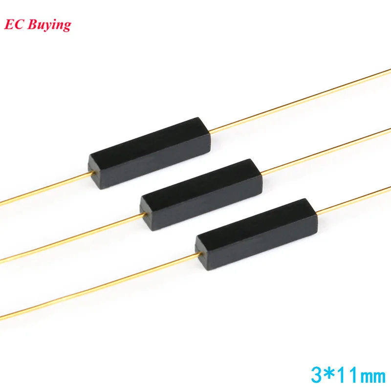 10Pcs Plastic Reed Switch 3*11mm Magnetic Reed Switchs Sensor Normally Open DIY Kit Electronic NO
10Pcs Plastic Reed Switch 3*11mm Magnetic Reed Switchs Sensor Normally Open DIY Kit Electronic NO