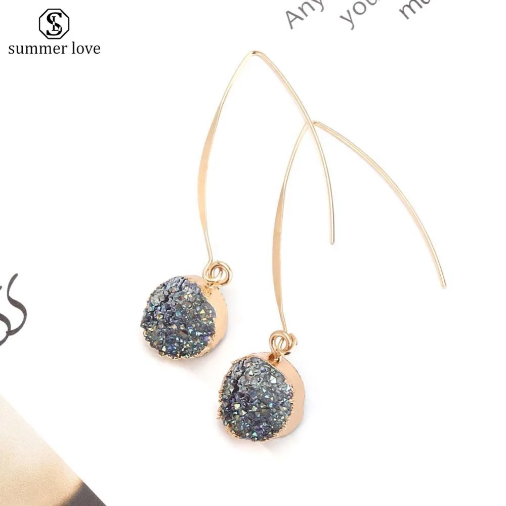 Ore circular resin imitation handmade jewelry drop earrings for women Korea personality round long tassel earrings jewelry
Ore circular resin imitation handmade jewelry drop earrings for women Korea personality round long tassel earrings jewelry