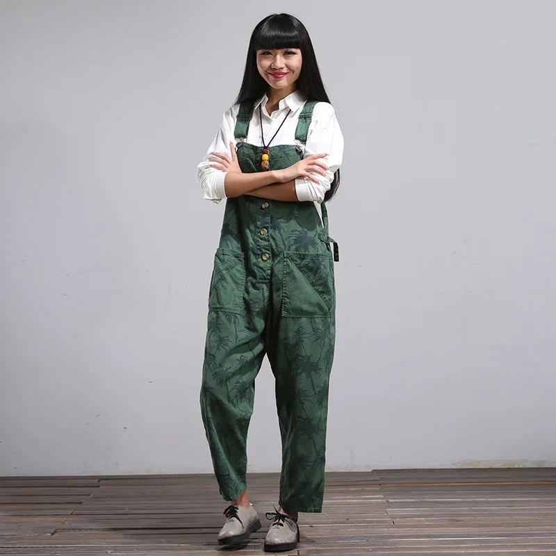 Cotton Wide Leg Denim Overalls Women Japan Style Jean Jumpsuit Female Low Drop Crotch Print Romper Plus Size Baggy Suspenders
Cotton Wide Leg Denim Overalls Women Japan Style Jean Jumpsuit Female Low Drop Crotch Print Romper Plus Size Baggy Suspenders