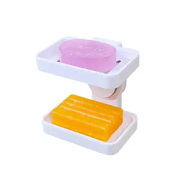 Powerful Suction Cup Single Double Layer Soap Box Frame Creative Wall-hanging Bathroom Shower Soap Holder Saver Box
Powerful Suction Cup Single Double Layer Soap Box Frame Creative Wall-hanging Bathroom Shower Soap Holder Saver Box