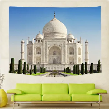 World Famous Building Taj Mahal Wall Hanging Tapestry Polyester 200*150cm Decorative Polyester Curtains Plus long Table Cover
World Famous Building Taj Mahal Wall Hanging Tapestry Polyester 200*150cm Decorative Polyester Curtains Plus long Table Cover