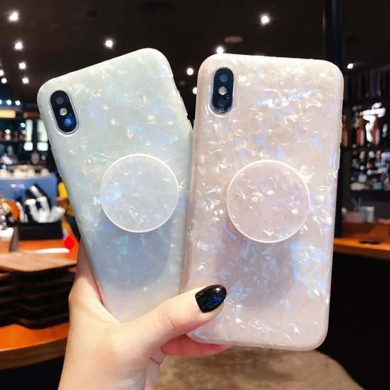 Fashionable Shell pattern glossy for iPhone 6 6S 7 8 Plus X XS 11pro Max XR Bracket Holder Full Body Back Cover Glitter Cases
Fashionable Shell pattern glossy for iPhone 6 6S 7 8 Plus X XS 11pro Max XR Bracket Holder Full Body Back Cover Glitter Cases