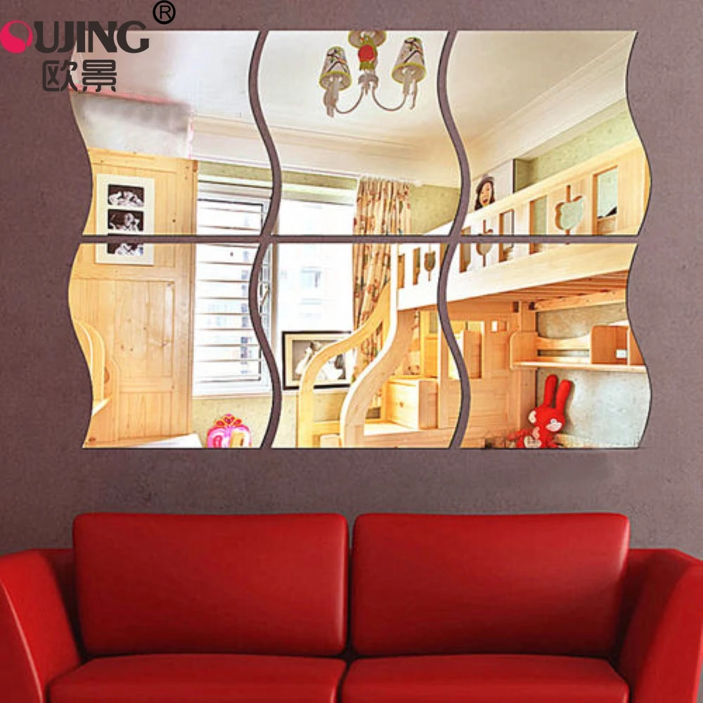 12*10cm*6pcs 3D Acrylic Mirror Surface Smooth Wavy Shape Wall Sticker Bedroom Living Room Bathroom Decoration Art Mural Poster
12*10cm*6pcs 3D Acrylic Mirror Surface Smooth Wavy Shape Wall Sticker Bedroom Living Room Bathroom Decoration Art Mural Poster