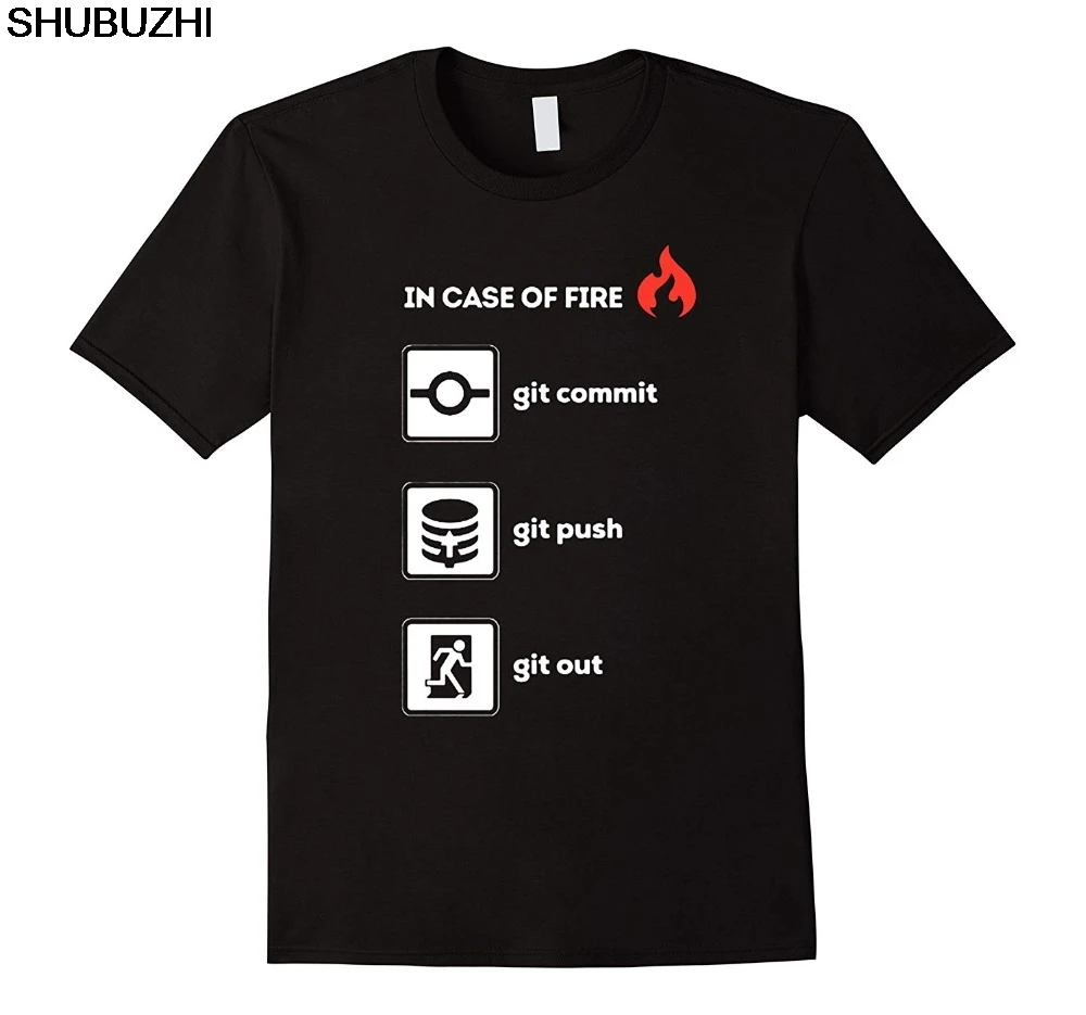 cotton New 100% Cotton Top Quality Funny O Neck Programmer Shirt- In Case of Fire Git Commit Push Out Graphic T Shirts sbz5476
cotton New 100% Cotton Top Quality Funny O Neck Programmer Shirt- In Case of Fire Git Commit Push Out Graphic T Shirts sbz5476