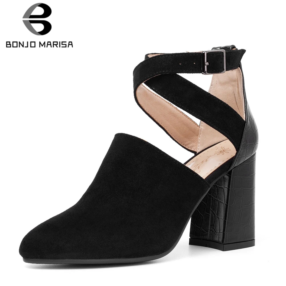 BONJOMARISA Elegant Ankle Strap Party Pumps Size 34-43 Women Shoes High Heels Pointed Toe Party Shoes Woman
BONJOMARISA Elegant Ankle Strap Party Pumps Size 34-43 Women Shoes High Heels Pointed Toe Party Shoes Woman
