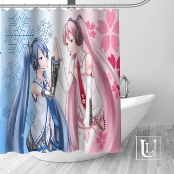 Waterproof Bathroom Curtains Modern Snow Miku Shower Curtain polyester Bath screens Customized curtain
Waterproof Bathroom Curtains Modern Snow Miku Shower Curtain polyester Bath screens Customized curtain