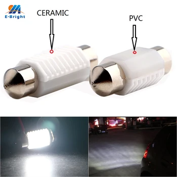 YM E-Bright 50PCS Canbus led Festoon 31MM 36MM 39MM 41MM C5W Ceramic 3030 2 SMD LED Auto Dome PVC Lamps Led light bulbs 12V
YM E-Bright 50PCS Canbus led Festoon 31MM 36MM 39MM 41MM C5W Ceramic 3030 2 SMD LED Auto Dome PVC Lamps Led light bulbs 12V