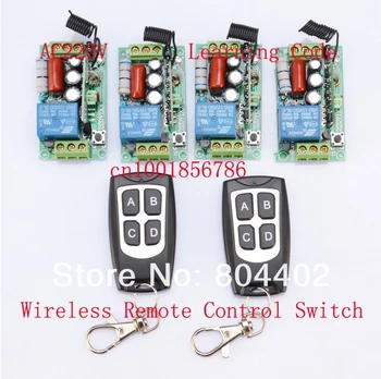 220V Wireless Remote Controller Wireless Power Switch System 4 Receiver& 2 Transmitter 1CH 10A Light Lamp LED SMD ON OFF
220V Wireless Remote Controller Wireless Power Switch System 4 Receiver& 2 Transmitter 1CH 10A Light Lamp LED SMD ON OFF