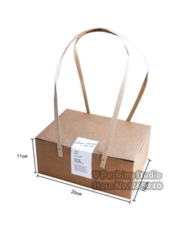 50 x Brown paper Portable cake gift boxes with handle, candy/chocolate/biscuit/cookie packing gift box for wedding/party boxes
50 x Brown paper Portable cake gift boxes with handle, candy/chocolate/biscuit/cookie packing gift box for wedding/party boxes