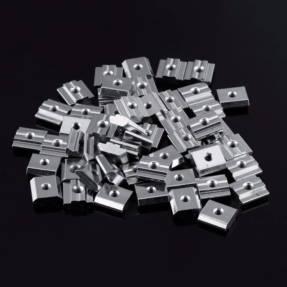 50pcs Hammer Head 30 Series T Sliding Nut Block M3/M4/M5/M6/M8 for European Aluminum Profile Slot
50pcs Hammer Head 30 Series T Sliding Nut Block M3/M4/M5/M6/M8 for European Aluminum Profile Slot