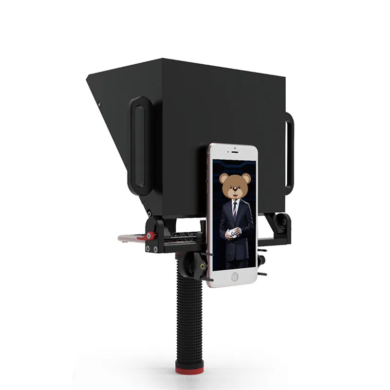 Phone Teleprompter for 4-7 Inch Smartphone Shooting Tips for A Live Interview Short Video Capture Teleprompter
Phone Teleprompter for 4-7 Inch Smartphone Shooting Tips for A Live Interview Short Video Capture Teleprompter