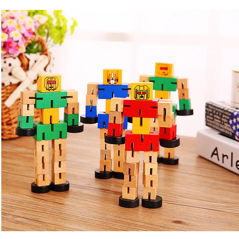 SLPF Children Puzzle Toys Multi Function Wooden Autobot Hand To Play Model Toy Deformation Robot Building Block Hot Sale A38
SLPF Children Puzzle Toys Multi Function Wooden Autobot Hand To Play Model Toy Deformation Robot Building Block Hot Sale A38