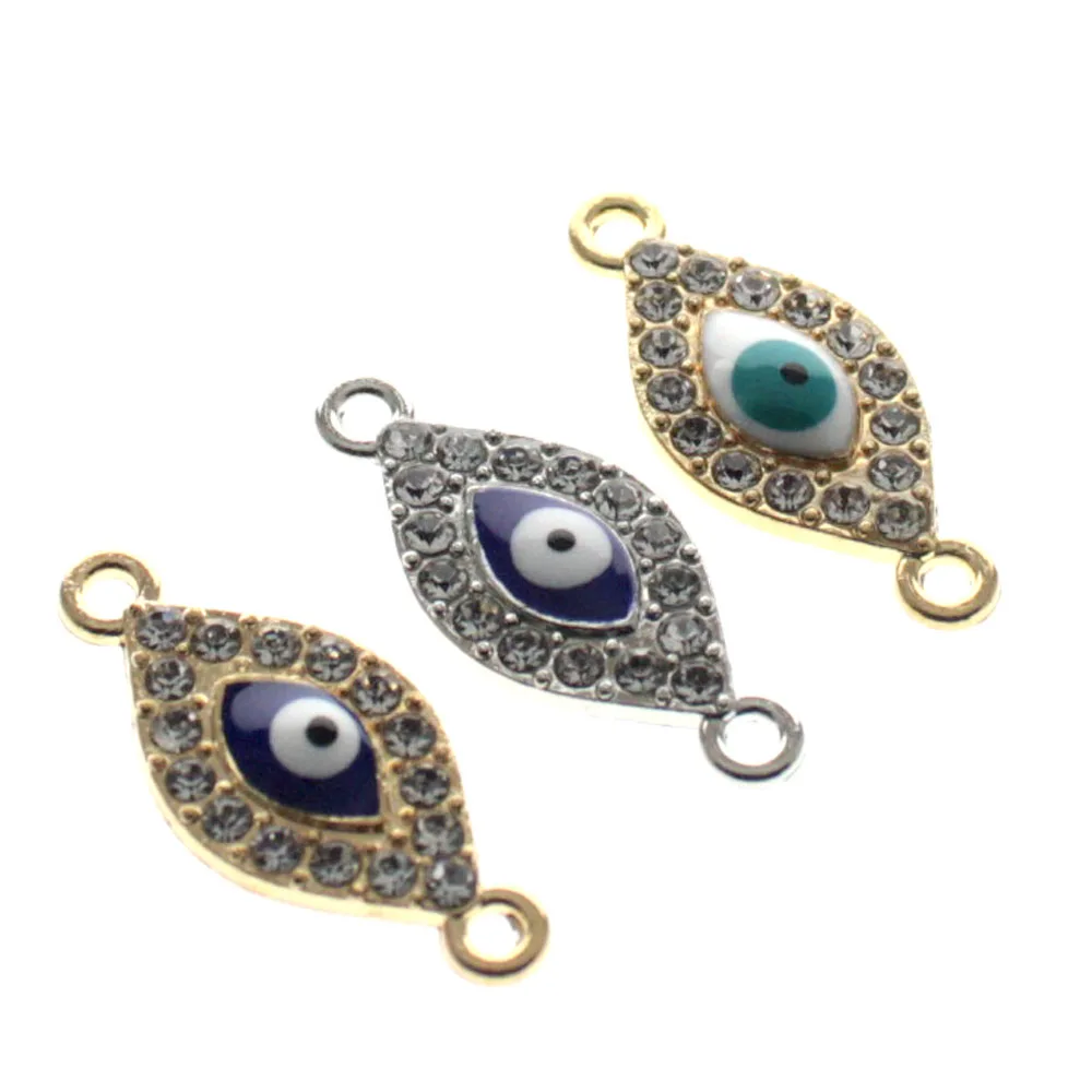 20pcs Oval Gold Silver Evil Eye Loose Spacer Beads Pendant for Jewelry Making Earring Chain Necklace Bracelets Accessories
20pcs Oval Gold Silver Evil Eye Loose Spacer Beads Pendant for Jewelry Making Earring Chain Necklace Bracelets Accessories