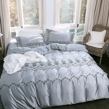 4Pcs eEgyptian cotton AB side dding sets Embroidery luxury bed set double queen king size duvet cover bed sheet set pillowcase
4Pcs eEgyptian cotton AB side dding sets Embroidery luxury bed set double queen king size duvet cover bed sheet set pillowcase