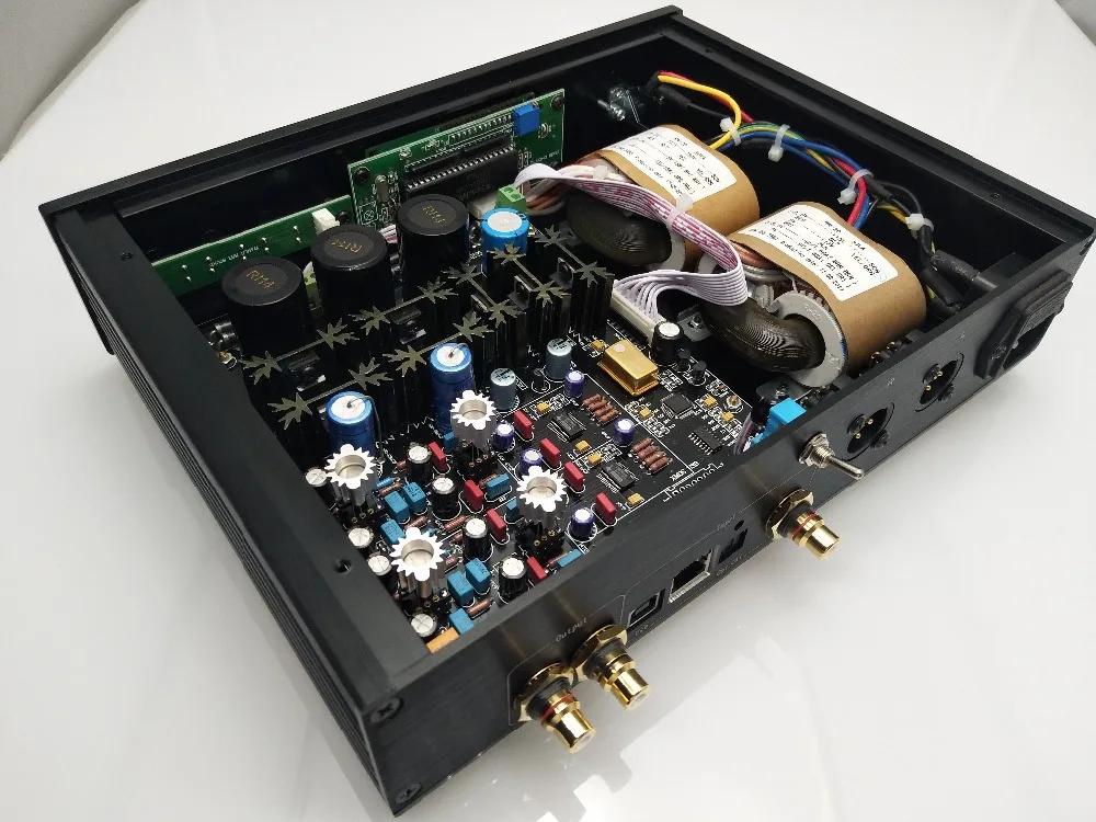 ACCALIA double PCM1794 DAC11 Finished Input: coaxial, optical, IIS/I2S, USB Output: RCA, XLR
ACCALIA double PCM1794 DAC11 Finished Input: coaxial, optical, IIS/I2S, USB Output: RCA, XLR