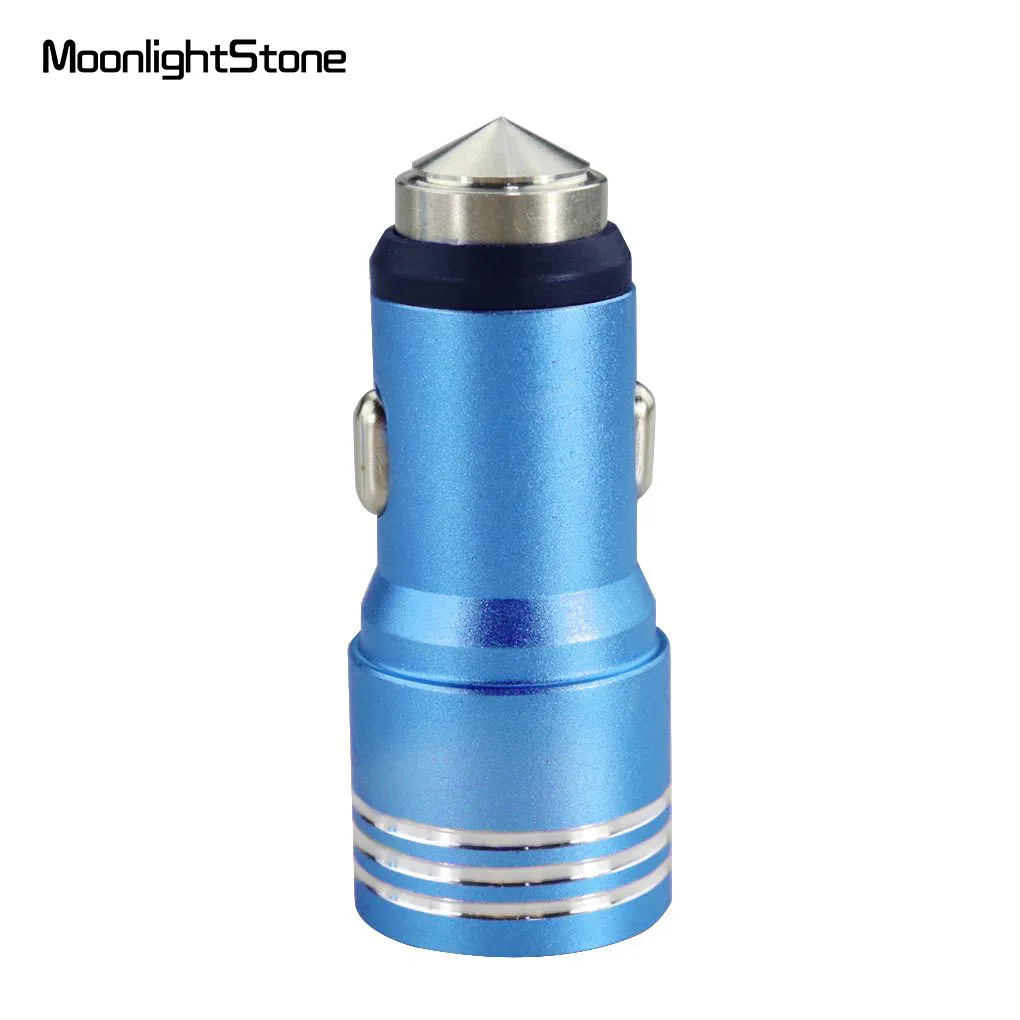 Brand New Dual USB Ports Car Charger Adaptor Stainless Steel Bullet Escape Safety Hammer
Brand New Dual USB Ports Car Charger Adaptor Stainless Steel Bullet Escape Safety Hammer