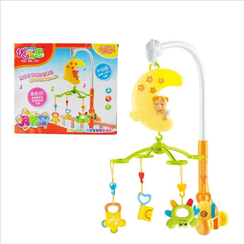 Baby Rattles Jingle Bell Music Rotating Moon Early Education Bed Bells Children Kids Colorful Ringing 1-2 Years Old Plastic
Baby Rattles Jingle Bell Music Rotating Moon Early Education Bed Bells Children Kids Colorful Ringing 1-2 Years Old Plastic