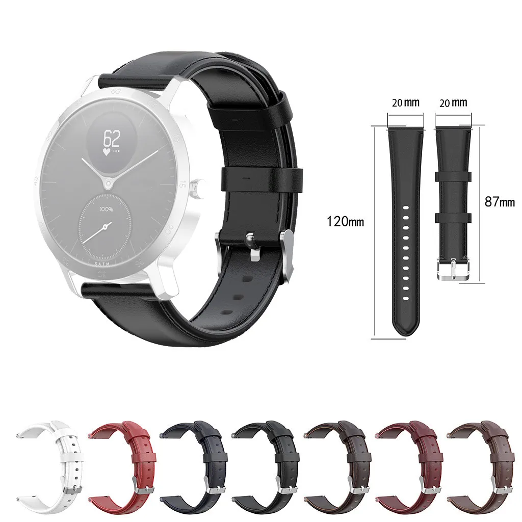 For Nokia Steel HR 40MM Replacement Strap Leather Replacement Watch Band Buckle Wrist Band Strap for Nokia Steel HR 618
For Nokia Steel HR 40MM Replacement Strap Leather Replacement Watch Band Buckle Wrist Band Strap for Nokia Steel HR 618