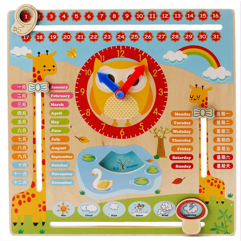 Baby Wooden Clock Educational Toys For Children Preschool Early Learning Teaching Materials 2-4 Years F284Z
Baby Wooden Clock Educational Toys For Children Preschool Early Learning Teaching Materials 2-4 Years F284Z
