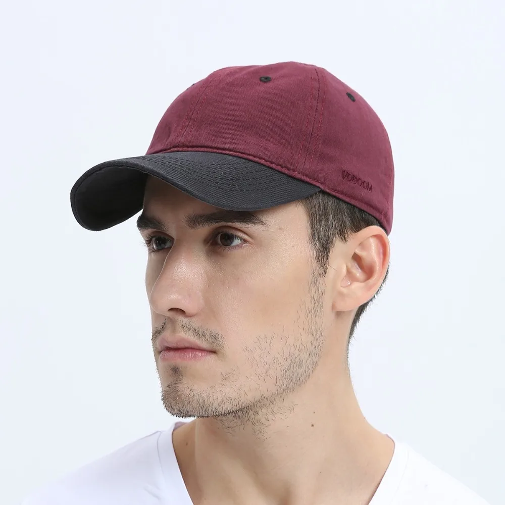 VOBOOM Washed Cotton Baseball Cap Men Adjustable Solid Color Women Bone Masculino Hat with Air Hole 041
VOBOOM Washed Cotton Baseball Cap Men Adjustable Solid Color Women Bone Masculino Hat with Air Hole 041
