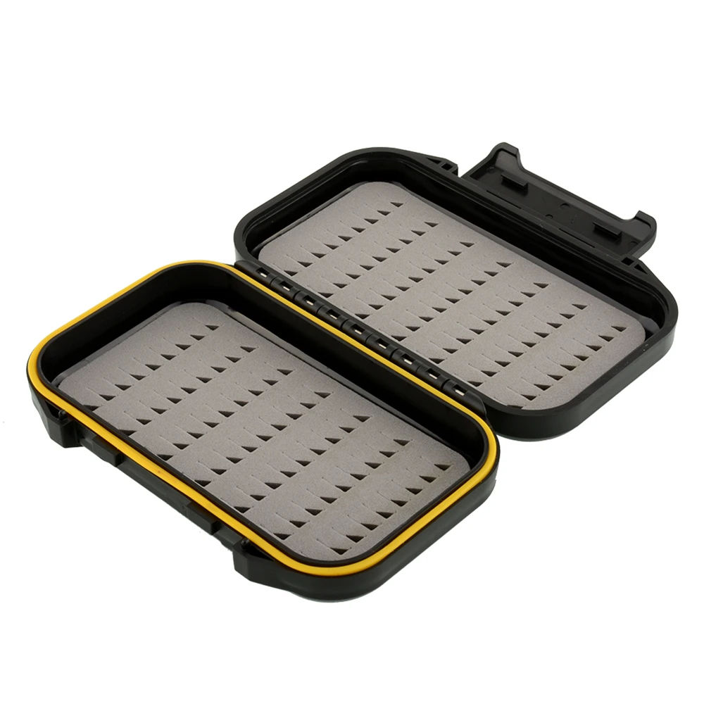 Fly Fishing Box Case Waterproof Foam Plastic Bait Hook Spoon Storage Compartment Carp Fishing Accessories Box Black
Fly Fishing Box Case Waterproof Foam Plastic Bait Hook Spoon Storage Compartment Carp Fishing Accessories Box Black