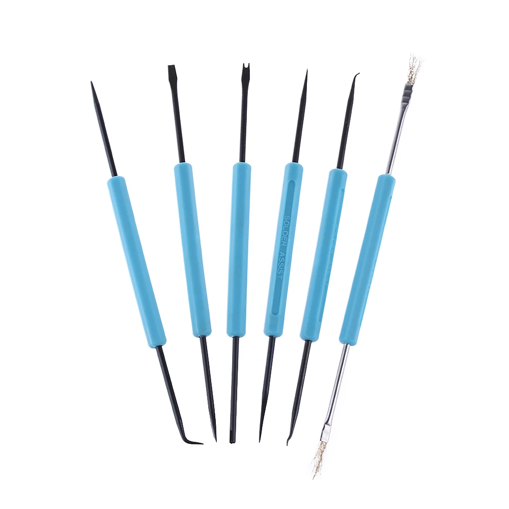 6PCS New Useful Work Hand Tool Sets Steel Solder Assist Knife Fork Needle Reamer Welding Grinding Repair Tool Set
6PCS New Useful Work Hand Tool Sets Steel Solder Assist Knife Fork Needle Reamer Welding Grinding Repair Tool Set