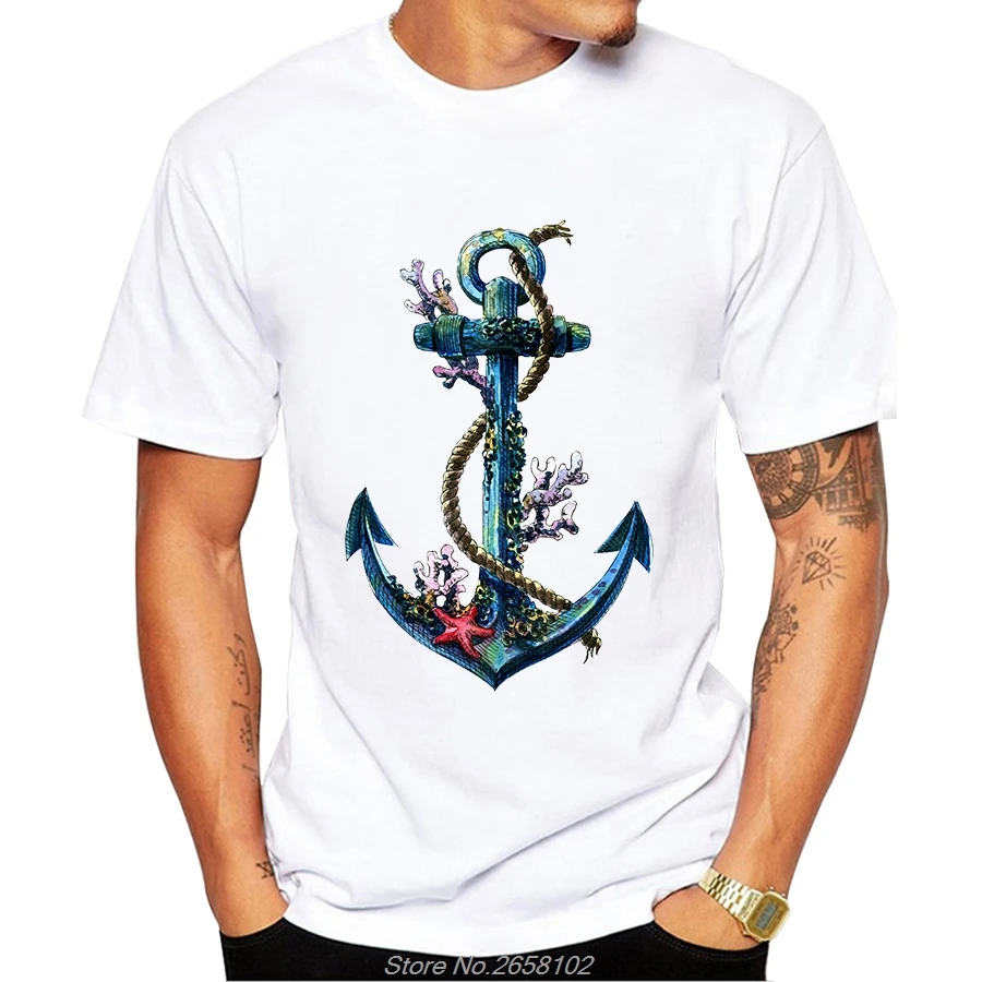 Summer Fashion Vintage Anchor Design Men T-Shirt Cool Harajuku T Shirt Tee Shirt Short Sleeve Novelty Tops Harajuku Streetwear
Summer Fashion Vintage Anchor Design Men T-Shirt Cool Harajuku T Shirt Tee Shirt Short Sleeve Novelty Tops Harajuku Streetwear
