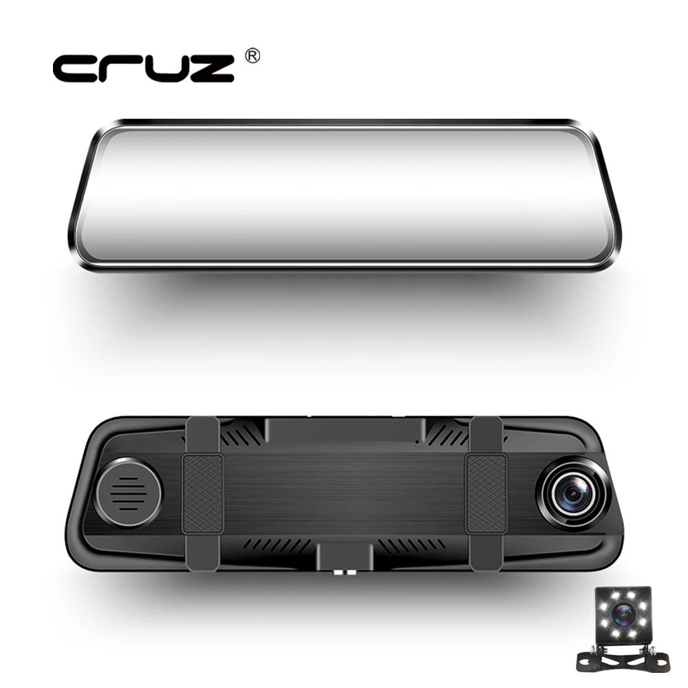 CRUZ Car Dvr Stream RearView Mirror dash Camera avtoregistrator 10 inch IPS Touch Screen Full HD 1080P Car Recorder dash cam
CRUZ Car Dvr Stream RearView Mirror dash Camera avtoregistrator 10 inch IPS Touch Screen Full HD 1080P Car Recorder dash cam