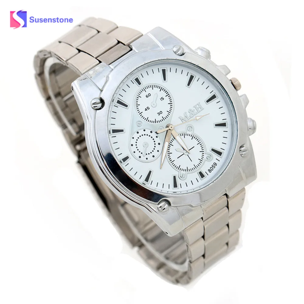 New Men Business Watch Fashion Luxury Elegant Watch Men Stainless Steel Band Machinery Sport Quartz Wrist Watch Relogio Masculin
New Men Business Watch Fashion Luxury Elegant Watch Men Stainless Steel Band Machinery Sport Quartz Wrist Watch Relogio Masculin