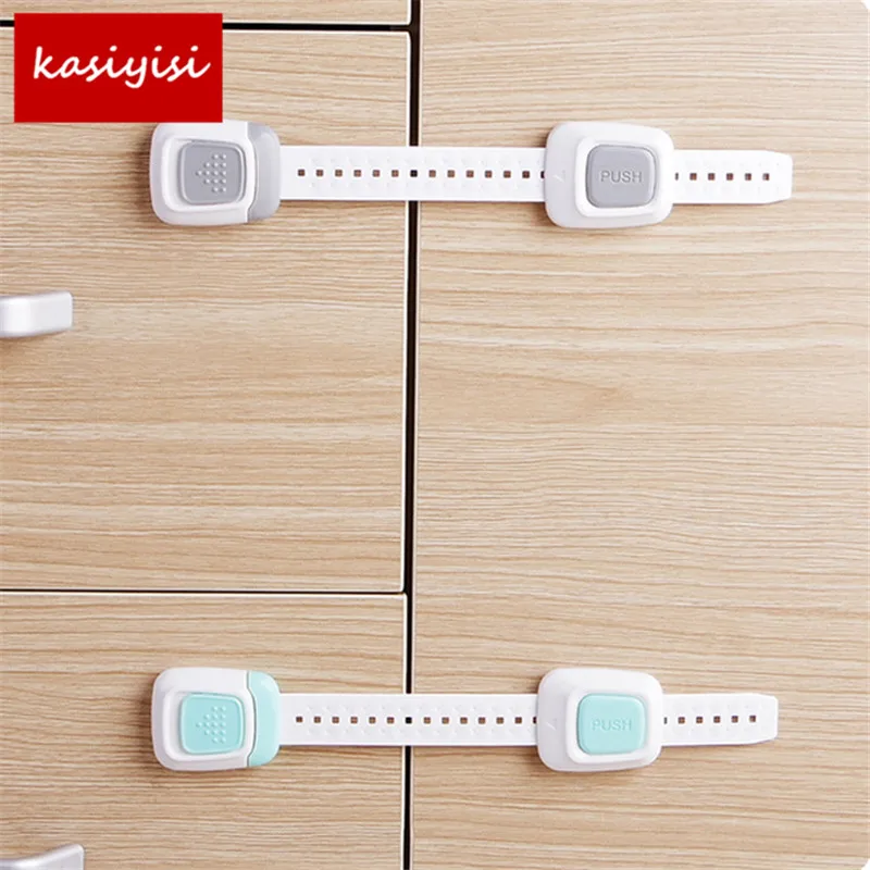 10pc/lot Child Lock Refrigerator Door Lock Multi Function Double Button Baby Cabinet Lock Child Safety Protection Drawer Lock
10pc/lot Child Lock Refrigerator Door Lock Multi Function Double Button Baby Cabinet Lock Child Safety Protection Drawer Lock