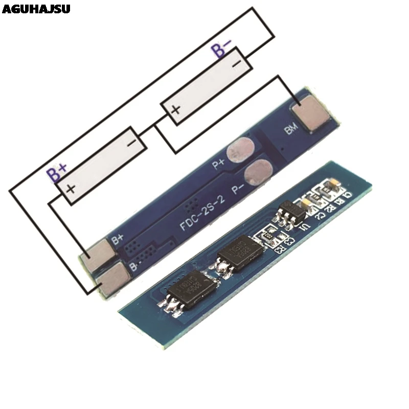 2S 3A Li-ion Lithium Battery 7.4v 8.4V 18650 Charger Protection Board bms pcm for li-ion lipo battery cell pack
2S 3A Li-ion Lithium Battery 7.4v 8.4V 18650 Charger Protection Board bms pcm for li-ion lipo battery cell pack