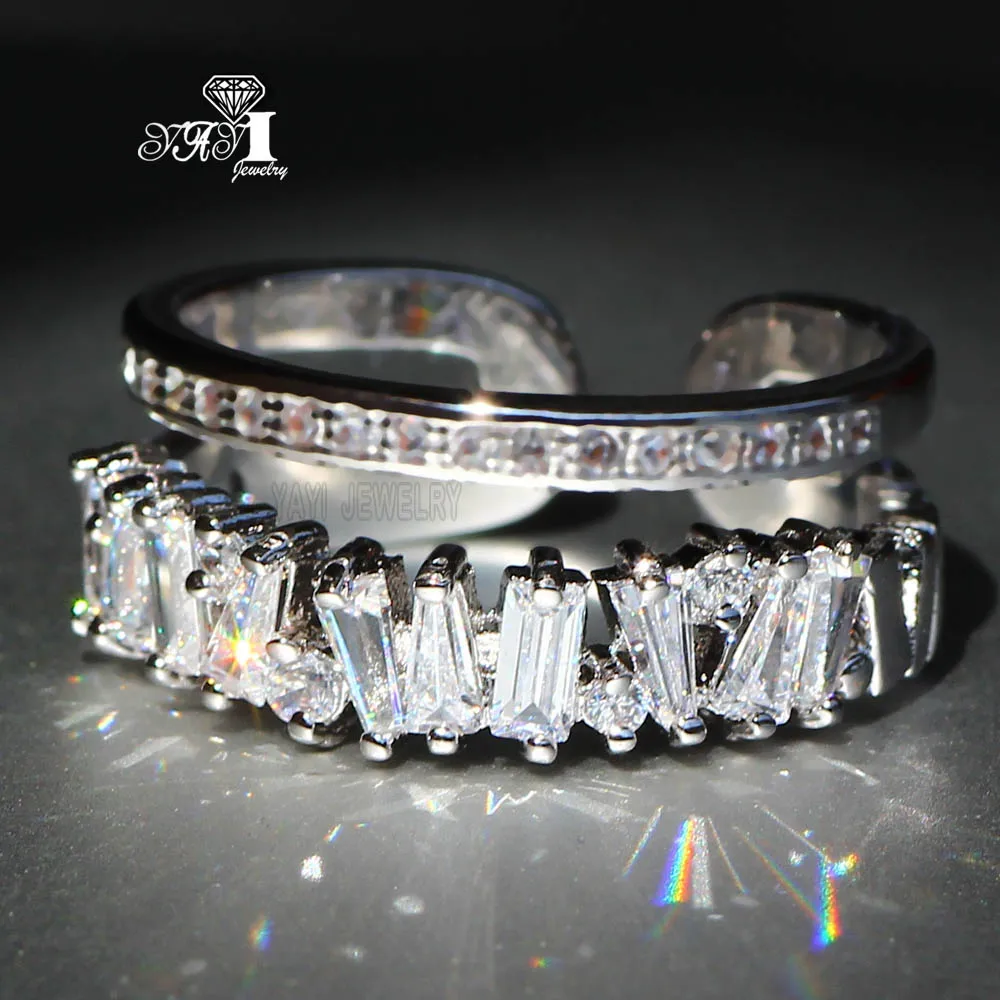YaYI Jewelry Princess Cut 3.8 CT Multi Zircon Silver Color Engagement Rings wedding Heart Adjustable Rings Party Rings Gifts 
YaYI Jewelry Princess Cut 3.8 CT Multi Zircon Silver Color Engagement Rings wedding Heart Adjustable Rings Party Rings Gifts