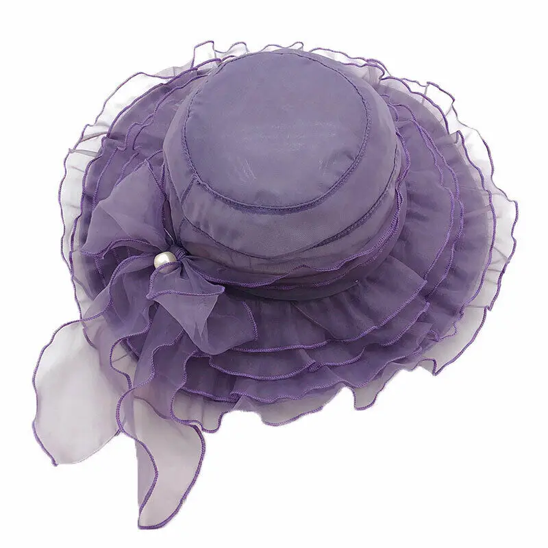 Elegant Women Lace Hat Wide Brim Kentucky Derby Sun Hat Wedding Shining fashion Comfortable Tea Party Cap
Elegant Women Lace Hat Wide Brim Kentucky Derby Sun Hat Wedding Shining fashion Comfortable Tea Party Cap