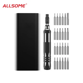 ALLSOME 25 in 1 Extension Rod handle Screwdriver Set Precision Bits for iPhone Watch Repair Tools Kit MT044
ALLSOME 25 in 1 Extension Rod handle Screwdriver Set Precision Bits for iPhone Watch Repair Tools Kit MT044