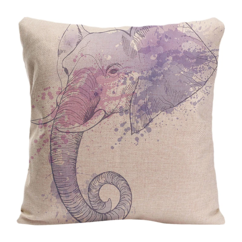 Elephant Pattern Decorative Pillowcases Cushion Covers Perfect Gift For New Home Decoration Cotton Linen Pillowcase
Elephant Pattern Decorative Pillowcases Cushion Covers Perfect Gift For New Home Decoration Cotton Linen Pillowcase
