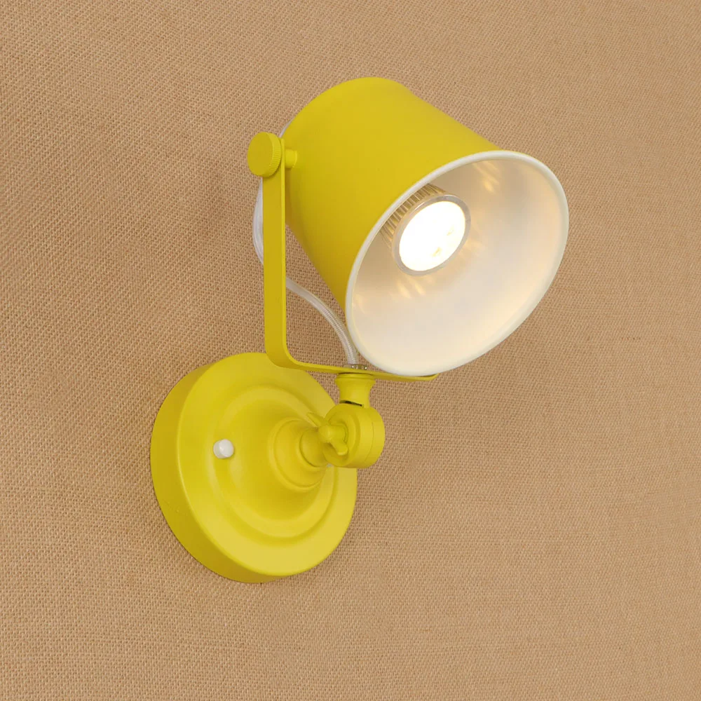 Fashion Colorful Paint Iron Lampshade Wall Lamp Nordic Modern Style E27 Children's Room Study Dining Room Light Small Home Decor
Fashion Colorful Paint Iron Lampshade Wall Lamp Nordic Modern Style E27 Children's Room Study Dining Room Light Small Home Decor