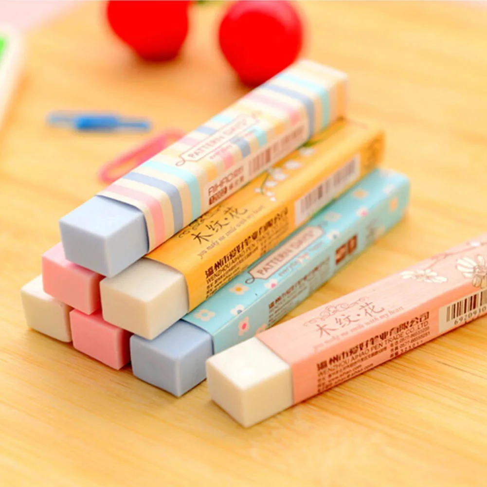HOT! 1 Pcs Stationery Rectangle 2B Pencil Rubber Eraser Student Prizes Gift Solid Color Soft Eraser School Supply Random Color
HOT! 1 Pcs Stationery Rectangle 2B Pencil Rubber Eraser Student Prizes Gift Solid Color Soft Eraser School Supply Random Color