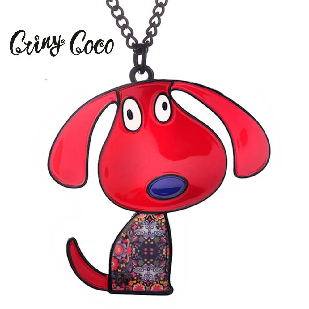 Cring Coco Red Dog Pendant Kid Jewelry 2019 New Design Animal Cartoons Enamel Alloy Chain Necklaces Women Pendants Necklace Hot
Cring Coco Red Dog Pendant Kid Jewelry 2019 New Design Animal Cartoons Enamel Alloy Chain Necklaces Women Pendants Necklace Hot