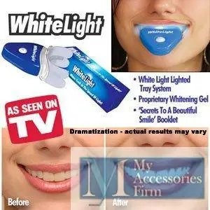 Oral hygiene TV Product Teeth whitening Kit white teeth Whitelight White Light Whitener System As Seen OnTV
Oral hygiene TV Product Teeth whitening Kit white teeth Whitelight White Light Whitener System As Seen OnTV
