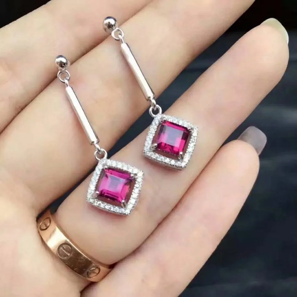 SHILOVEM 925 sterling silver Natural magnalium garnet stud earrings fine Jewelry women wedding women wholesale be060601agsm
SHILOVEM 925 sterling silver Natural magnalium garnet stud earrings fine Jewelry women wedding women wholesale be060601agsm