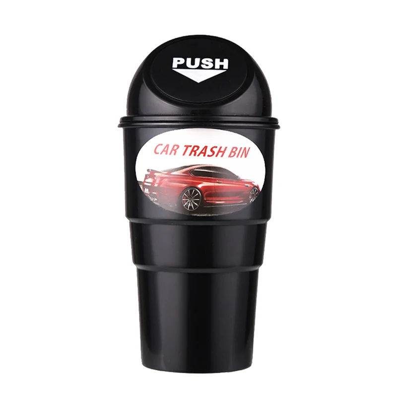 Delicate Car Garbage Can Vehicle Trash Dust Case Holder Bin Auto Styling Accessories NR-shipping | Автомобили и мотоциклы