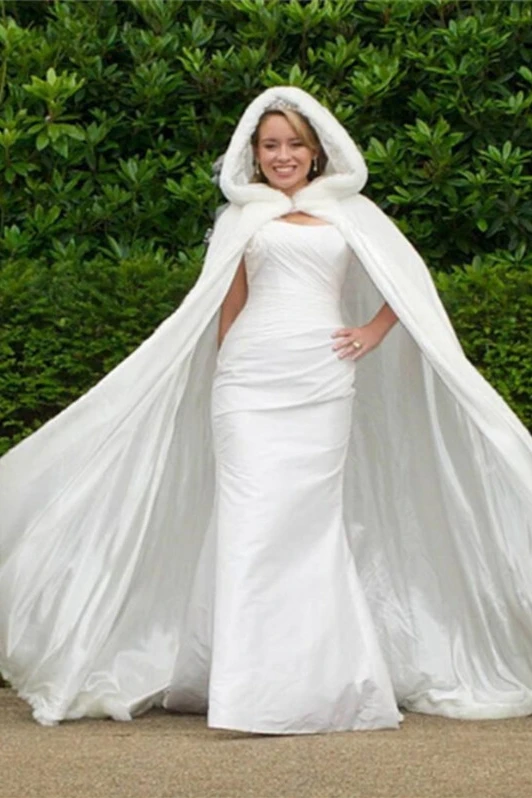 Fur Wedding Jackets Capes Cloak Bolero White Bridal Coat Cap Winter Warm chaqueta hood Wedding Accessories coprispalle capa
Fur Wedding Jackets Capes Cloak Bolero White Bridal Coat Cap Winter Warm chaqueta hood Wedding Accessories coprispalle capa