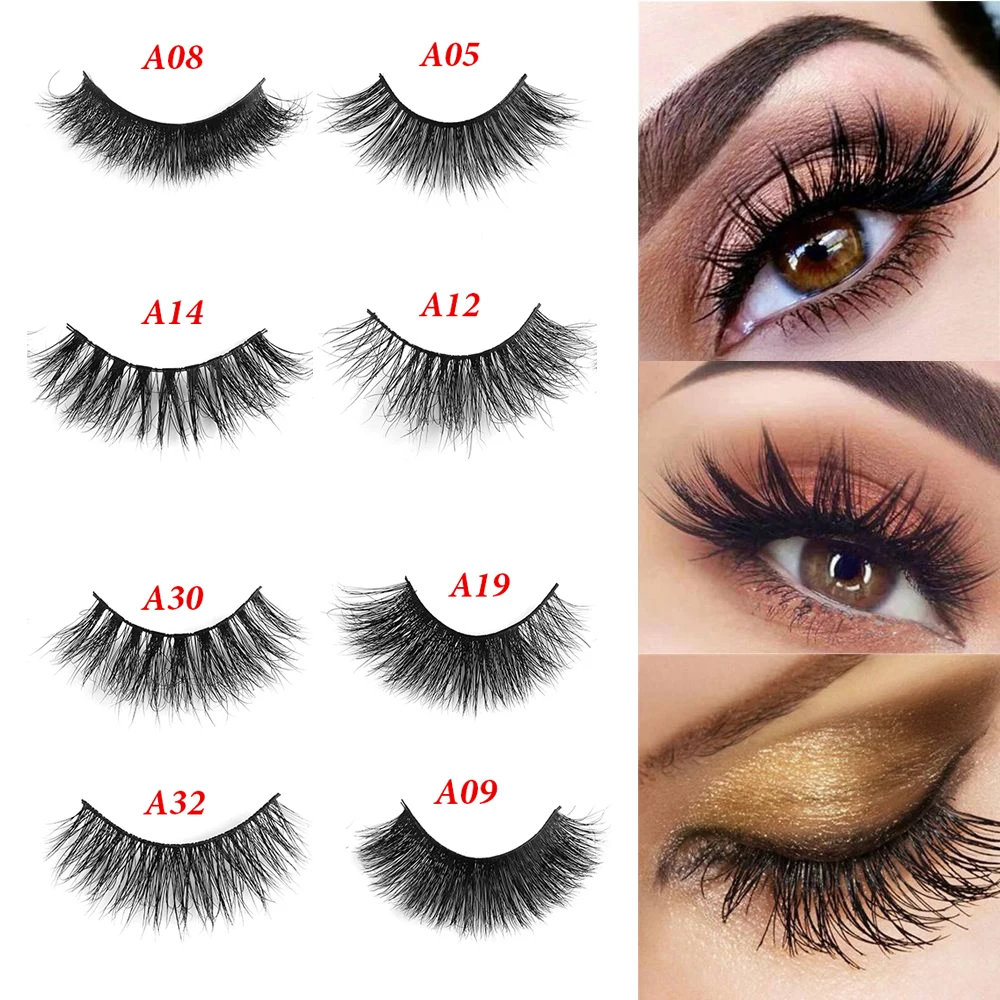 1Pair 3D Siberia Soft Mink Hair False Eyelashes Handmade Thick Long Lashes Fluffy Wispy Eyelashes Extension Reusable Makeup Tool
1Pair 3D Siberia Soft Mink Hair False Eyelashes Handmade Thick Long Lashes Fluffy Wispy Eyelashes Extension Reusable Makeup Tool